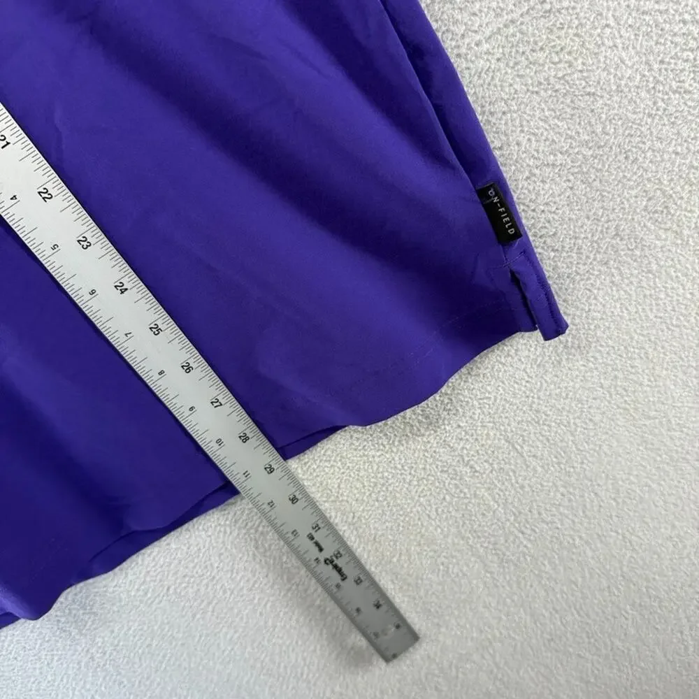 Louisiana State University Polo Shirt men's Large Purple Nike Coaches DriFit NEW